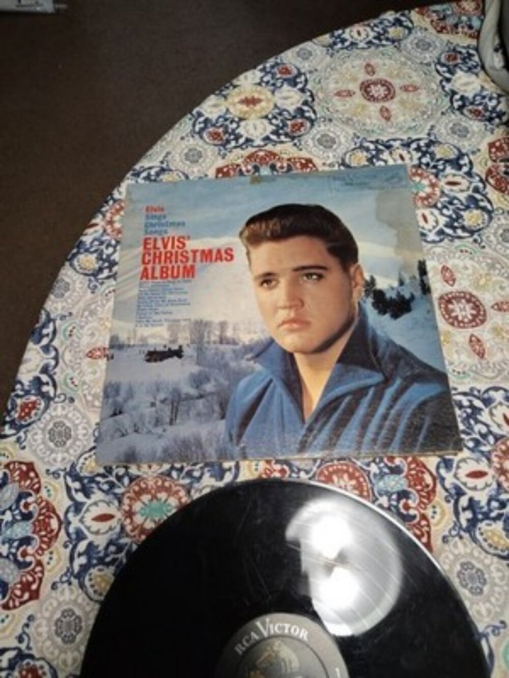 Elvis Presley Christmas Album Vinyl Record RCA Victor LPM-1951
